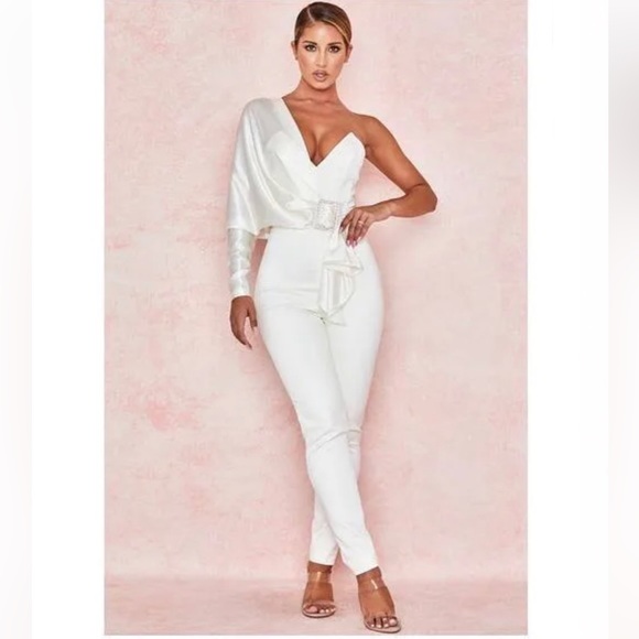 House of CB Willow One-Shoulder Jumpsuit